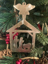 Load image into Gallery viewer, Nativity Ornament With Angel